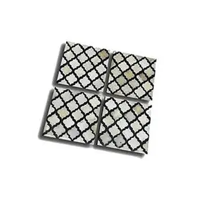 Juego de posavasos de Navidad de resina metálica personalizable con diseño de hadas, manteles individuales de café con logotipo impreso, decoración de mesa, OEM ODM - Product Image 5