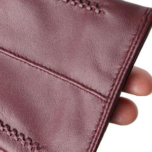 ถุงมือหนังแท้แบบใส่ได้ทั้งชายและหญิงถุงมือนุ่มสบายดีไซน์สำหรับเล่นกีฬาฤดูหนาวใส่เที่ยวปาร์ตี้กลางแจ้ง - Product Image 4