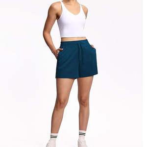 Women's Drawstring Sweat <b>Shorts</b> High Waisted Summer Workout <b>fleece</b> <b>shorts</b> for women - Product Image 6