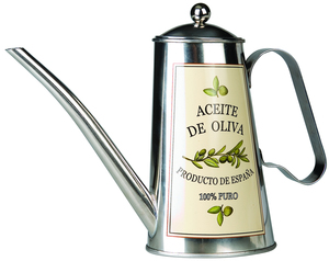 Dispenser per olio design Olive, 0,5 litri, acciaio inossidabile 18/10 (Ibili 705005) - Product Image 1