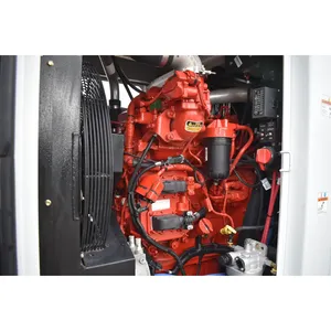 Groupe électrogène diesel industriel de 124 kW avec sélecteur de tension, remorquable, pour usage commercial de secours - Product Image 4