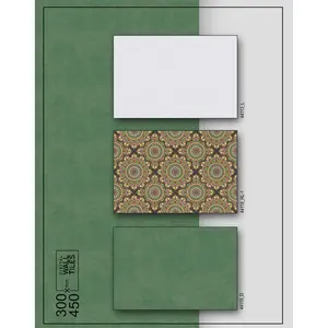 Piastrelle da parete in ceramica impermeabili: 30x45cm, adatte per esterni/interni Designer 12x18 vetrate digitali fornitura prezzo all'ingrosso