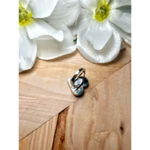 Anillo de Plata de Ley con Incrustaciones de Piedras Naturales, Joyería Fina Navajo Hecha a Mano, Talla 8.25, para Uso Diario - Product Image 4