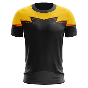 Ringers Camiseta informal para hombre 100% Jersey de algodón Punto liso ligero Impresión personalizada Logotipo gráfico Sublimación Camisetas - Product Image 4