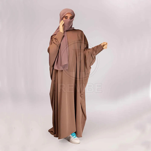 Robe Abaya Modeste pour Femmes de la Marque Saleh Enterprises, Ornée de Perles, Antistatique, Respirante, Mélange Coton-Polyester, Style Islamique Dubaï - Product Image 2