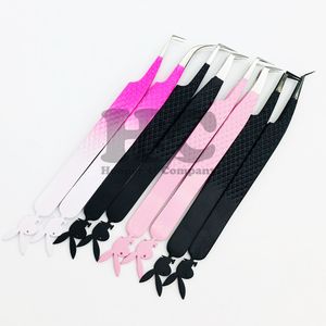 Pinzas Profesionales para Extensión de Pestañas, Juego de Pinzas de Acero Inoxidable, Empaque con Logotipo Personalizado, Alta Calidad, Gran Venta, Color Azul - Product Image 6