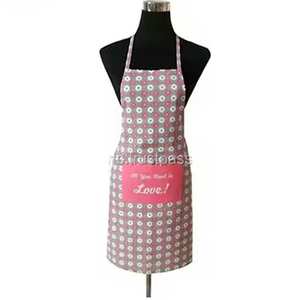 Best Quality Latest Design 100% Pure Cotton Customized Modern Style <b>Cooking</b> Kitchen Apron Indian Manufacturer - Product Image 6