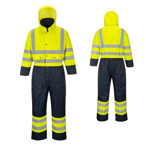Mono de trabajo industrial con logotipo personalizado, ropa de seguridad impermeable a la moda, monos protectores transpirables con diseño impreso - Product Image 5
