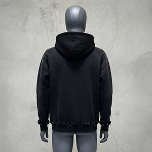 Sudaderas con capucha de felpa francesa de alto gramaje 360 g/m² con cremallera completa, personalizadas para hombre, corte holgado y regular, estilo urbano bordado - Product Image 6