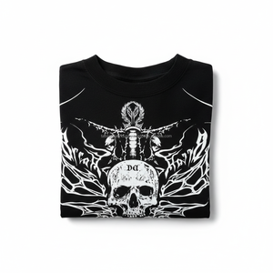 High Quality Eco-Friendly Heavyweight Boxy Oversized Streetwear T-<b>Shirt</b> Custom Screen Print Heavy Cotton Cropped Graphic Men - Product Image 5