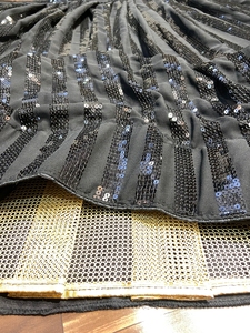 Lehenga Choli noir de créateur indien vintage pour les femmes de mariage et de fête pour un style traditionnel - Product Image 6