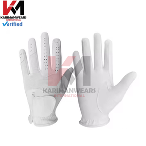 Gants d'équitation en cuir noir légers en gros, gants d'équitation personnalisés pour adultes, entraînement de préhension, saut d'obstacles, dressage - Product Image 3