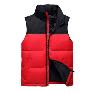 Venta al por mayor de logotipo personalizado de impresión de invierno impermeable acolchado brillante sin mangas Puffer chaqueta con colores y tamaños personalizados - Product Image 1