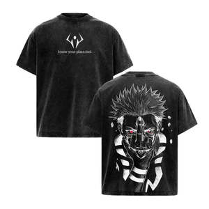 เสื้อยืดอนิเมะเรียวเมน ซุคุนะ ผ้าฝ้าย 100% ลายพิมพ์แฟชั่น เสื้อยืดเจอร์ซีย์ น้ำหนัก 200 กรัม 240 กรัม 280 กรัม - Product Image 1