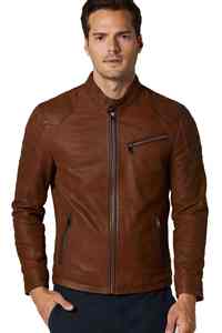Veste en cuir pour hommes, coupe-vent de haute qualité, véritable 100%, Offre Spéciale d'hiver, tendance et élégante au design unique, vente en gros sur mesure - Product Image 5