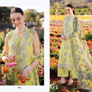 Colección de trajes paquistaníes Dupatta de chifón Premium disponible a precio mayorista para ropa informal y de fiesta - Product Image 1