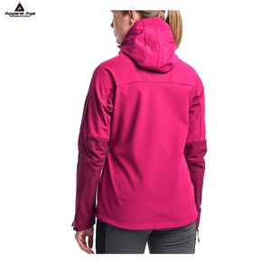 Gran oferta, chaqueta con capucha Softshell impermeable para senderismo de alta calidad para mujer, ropa deportiva transpirable para mujer, chaquetas con cremallera de concha suave - Product Image 5