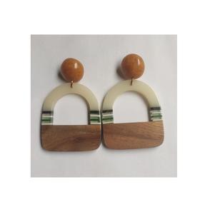 Pendientes de moda para mujer, pendientes de resina epoxi de diseño creativo para regalo, uso en fiestas, uso diario personalizado de alta calidad - Product Image 4