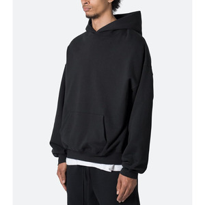 เสื้อฮู้ดคุณภาพสูงสำหรับผู้ชายผ้าคอตตอน100% โอเวอร์ไซส์500 GSM 600 GSM สั่งได้หรูหรา - Product Image 5