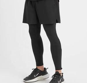 Pantalon de compression de course à pied BJJ Spats Collants pour l'entraînement et la course à pied au design personnalisé pour hommes - Product Image 3