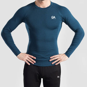 Men Gym Compression <b>Base</b> <b>Layer</b> Top <b>Long</b> <b>Sleeve</b> Quick Dry Sport Custom Men Gym <b>Long</b> <b>Sleeve</b> Blank Compression Shirts - Product Image 1