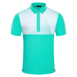 T-shirt polo sur mesure 100% coton pour homme, design long et ajusté avec motif solide, streetwear respirant pour l'été - Product Image 2