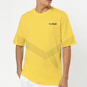 T-Shirts à séchage rapide pour hommes, personnalisés de haute qualité, entraînement à col rond, Gym, T-Shirts pour hommes, vente en gros, coupe musculaire unie, manches courtes, Slim Fit hommes T-Shirts - Product Image 1