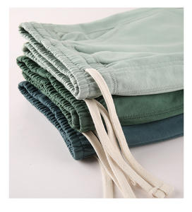 MTR3165 Top Sellers Moda Color Luz Transpirable Secado rápido Casual Unisex Hombres Mujeres Pantalones cortos con cremallera Cintura con cordón - Product Image 5