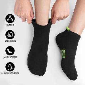 Calcetines Deportivos de Compresión para Hombre y Mujer, Transpirables, de Secado Rápido, Anti-Olor, de Spandex/Poliéster, para Uso en Verano - Product Image 2