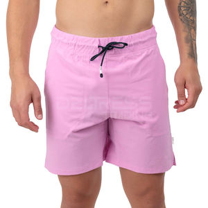 2025 Comfort Casual Elastic Waistband Gym <b>Shorts</b> for Men Spandex Bodybuilding Sportswear with Pattern <b>Decoration</b> Wholesale Price - Product Image 5