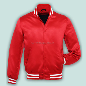 OEM Pakistan Made Men's Varsity Letterman <b>Patchwork</b> <b>Jacket</b> High Quality Coated High Street Stand Collar Front for Spring Season - Product Image 1