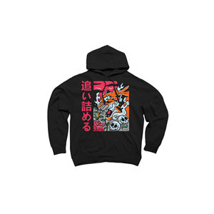 High Quality Long Sleeves <b>Hoodies</b> Men's Blank Black Cotton <b>Plain</b> <b>Hoodies</b> - Product Image 2