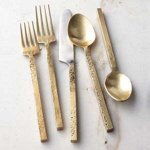 Ensembles de couverts décoratifs de table en acier inoxydable avec manche en bois pour restaurants maison cuisine miroir - Product Image 3