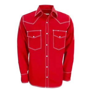 เสื้อกันไฟสำหรับผู้ชายชุดยูนิฟอร์มวิศวกรก่อสร้างความปลอดภัย220กรัมเสื้อกันไฟสีทึบออกแบบได้ตามต้องการสำหรับวิศวกร - Product Image 1