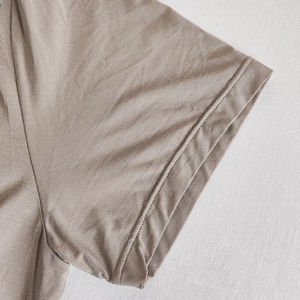 T-shirt a <span class=keywords><strong>mezza</strong></span> <span class=keywords><strong>manica</strong></span> in cotone 100% traspirante ad asciugatura rapida da uomo - Product Image 4