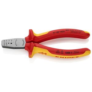 Knipex <b>Wire</b> Crimpers Polished Handle with Multi-Component Grips VDE-Tested for <b>Wire</b> End Sleeves - Product Image 1