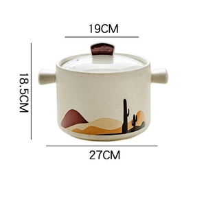 Pentola di terracotta a fondo piatto, - Product Image 1