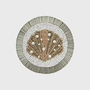 Posavasos con cuentas para bebidas con materiales sostenibles ecológicos Logotipo personalizado Posavasos con cuentas personalizados para regalos corporativos - Product Image 3