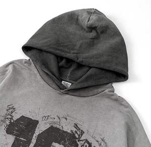 Vente en gros de sweat à capuche brodé sweat à capuche style personnalisé 100% coton meilleur prix sweats à capuche et sweatshirts - Product Image 2