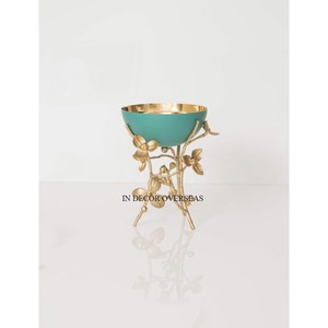 La Mayoría de lujo Diseñador único Chapado en oro y color negro Recubierto de polvo Heavy Duty Metal Incienso Bakhoor Quemador Hogar Fragancia Suministro - Product Image 6