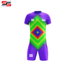 Los últimos conjuntos de camisetas de fútbol, camisetas de media manga para equipos profesionales, dos uniformes de fútbol por sublimación - Product Image 5