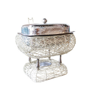 Heavy Duty Stainless Steel Rectangular Buffet Server for Weddings Ramadan Eid Events Easy Use Clean Manual Temperature Control - Product Image 5