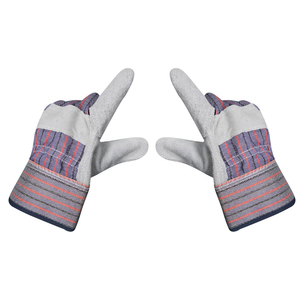 Guantes de trabajo de cuero grandes y duraderos para hombres y mujeres, ligeros y transpirables para jardinería, soldadura, construcción y trabajo de motosierra - Product Image 4