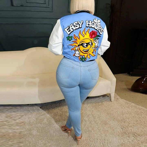 Premium Quality 100% Wool Collared Varsity <b>Baseball</b> <b>Jacket</b> <b>for</b> <b>men</b> and women Crop Slim Fit Custom Logo <b>men's</b> <b>jackets</b> - Product Image 4