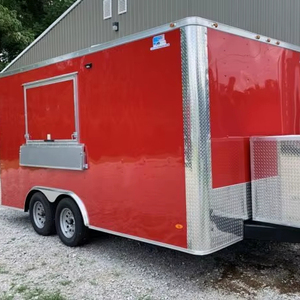 Food Truck Hot Selling 8.5x16 Equipped Food Trailer - Product Image 1