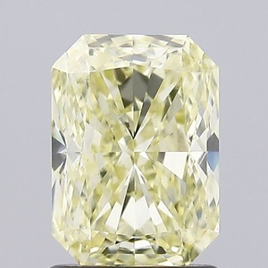 1.59 CT Radiant Cut Fantaisie Jaune Lab Grown Diamond VS1 Clarity Lab Grown Diamond For Jewelry Making Lab Créé pour les fiançailles - Product Image 1