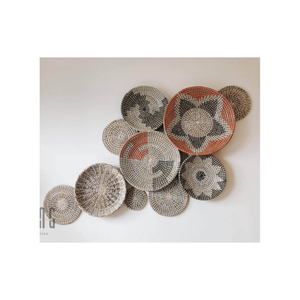 Décoration murale à suspendre Décoration de maison tissée en jonc de mer de haute qualité Artisanat Taille personnalisée du fabricant du Vietnam - Product Image 2