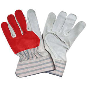 Guantes de trabajo de aparejo canadienses mejor clasificados Logotipo de protección de seguridad industrial de cuero de vaca de larga duración resistente - Product Image 2