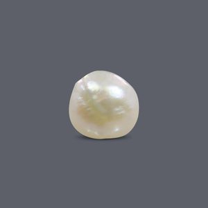 Perla suelta de agua dulce blanca natural para la elaboración de joyas (5.24 quilates) - Product Image 1