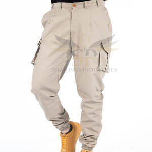 Pantalones de chándal de talla grande para hombre estilo cargo, ropa de calle, pantalones de chándal con estampado de logotipo personalizado - Product Image 5